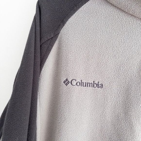 COLUMBIA Fleece INTERCHANGE SMALL Men grey soft zip up - Picture 2 of 7